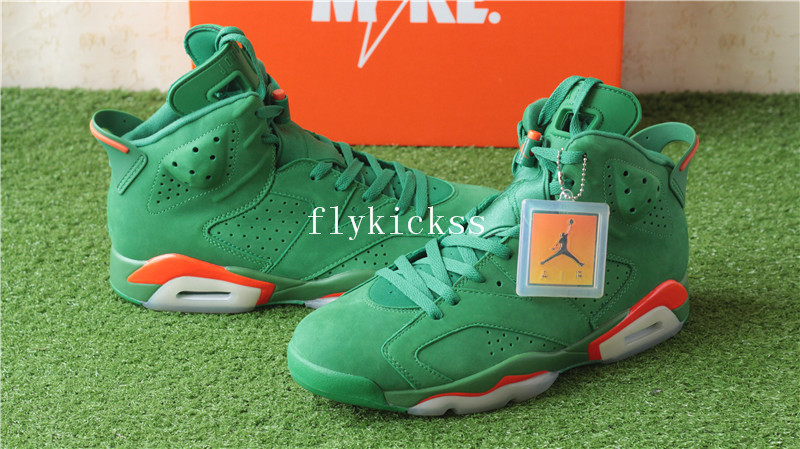 Authentic Air Jordan 6 Gatorade Green